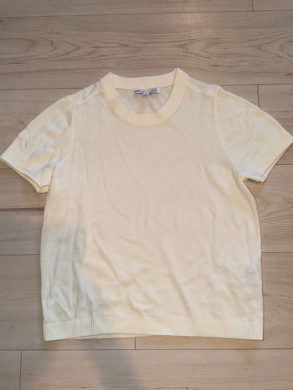 Edited X Hunter McGrady Women’s Short-Sleeve Soft Crewneck Tee in White
